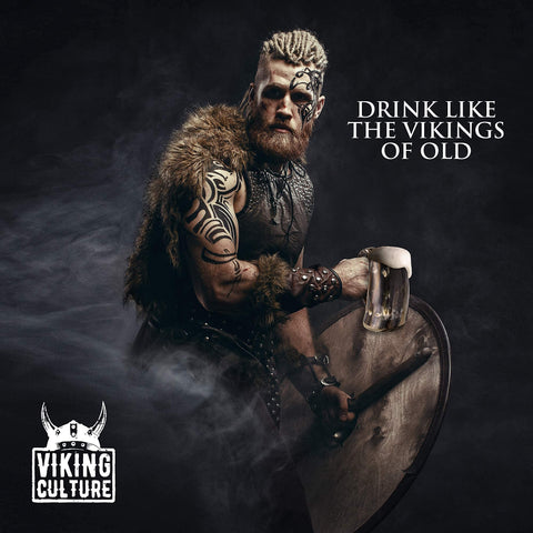 Viking Culture 3oz horn shot glass complements the mug for authentic toasts