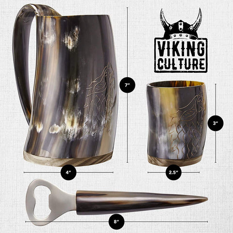 Viking Culture Wolf Fenrir design adds Nordic themed decor appeal