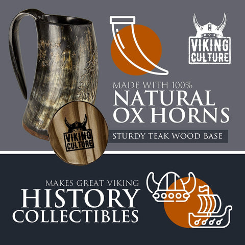Viking Culture wooden display stand to showcase the set neatly