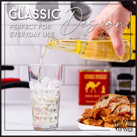Vikko dishwasher-safe glassware simplifies cleanup after meals and gatherings
