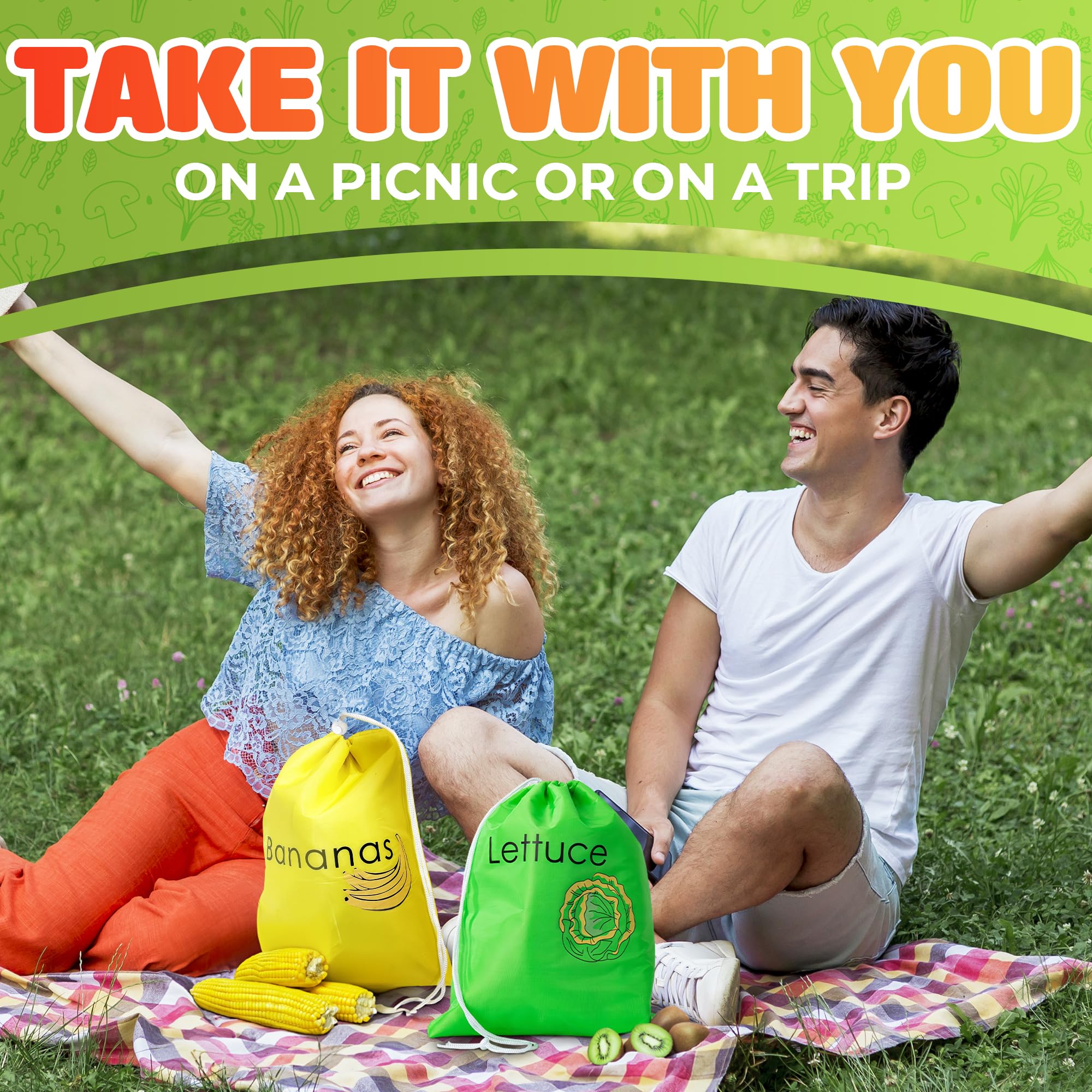 VIKROM easy-to-clean reusable bags with smooth surfaces