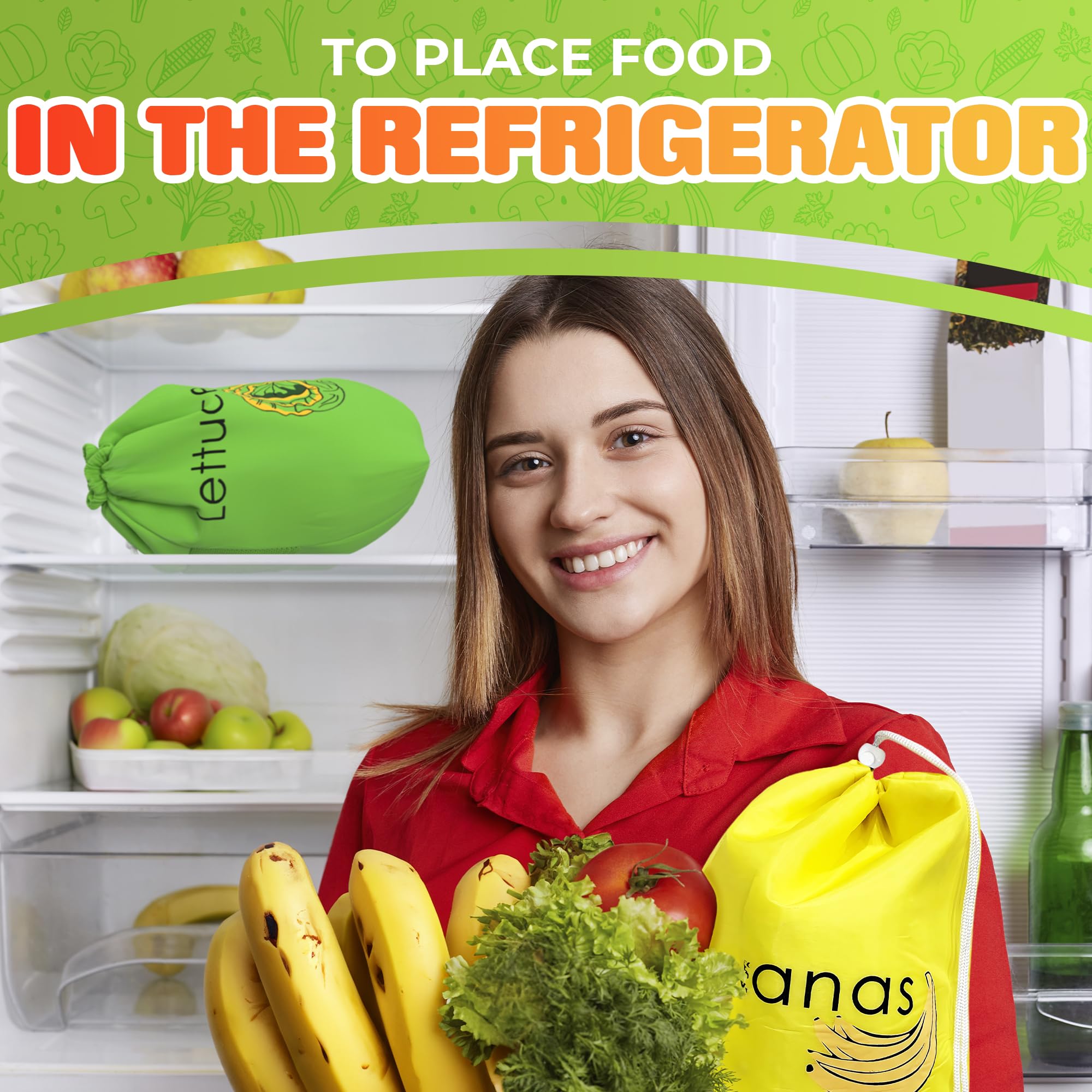 VIKROM foil-lined bag helps preserve freshness in the fridge