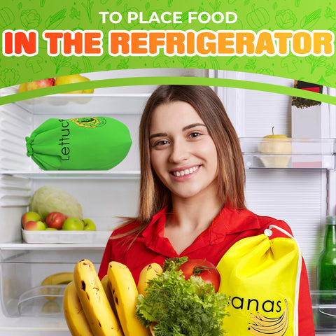 VIKROM foil-lined bag helps preserve freshness in the fridge