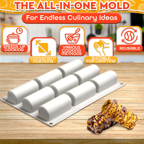 VIKROM dishwasher-safe silicone mold close-up for easy cleanup