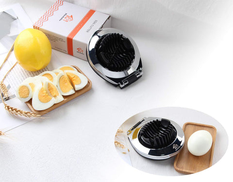 Vila KuChe kitchen-helper image depicts ready-to-serve hard boiled egg slices.