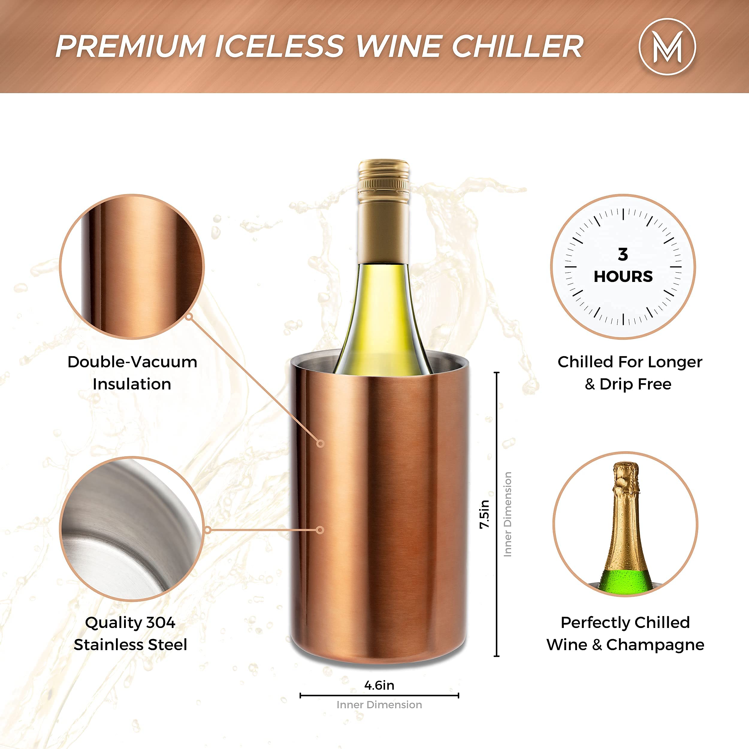 Villa & Marx signature gift box makes gifting wine memorable.