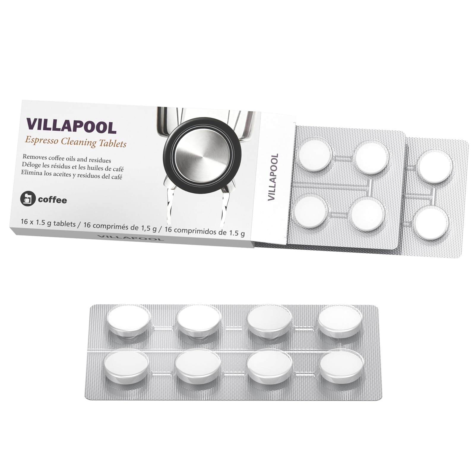 VILLAPOOL espresso cleaning tablets BEC250 for Breville illustrate regular maintenance benefits