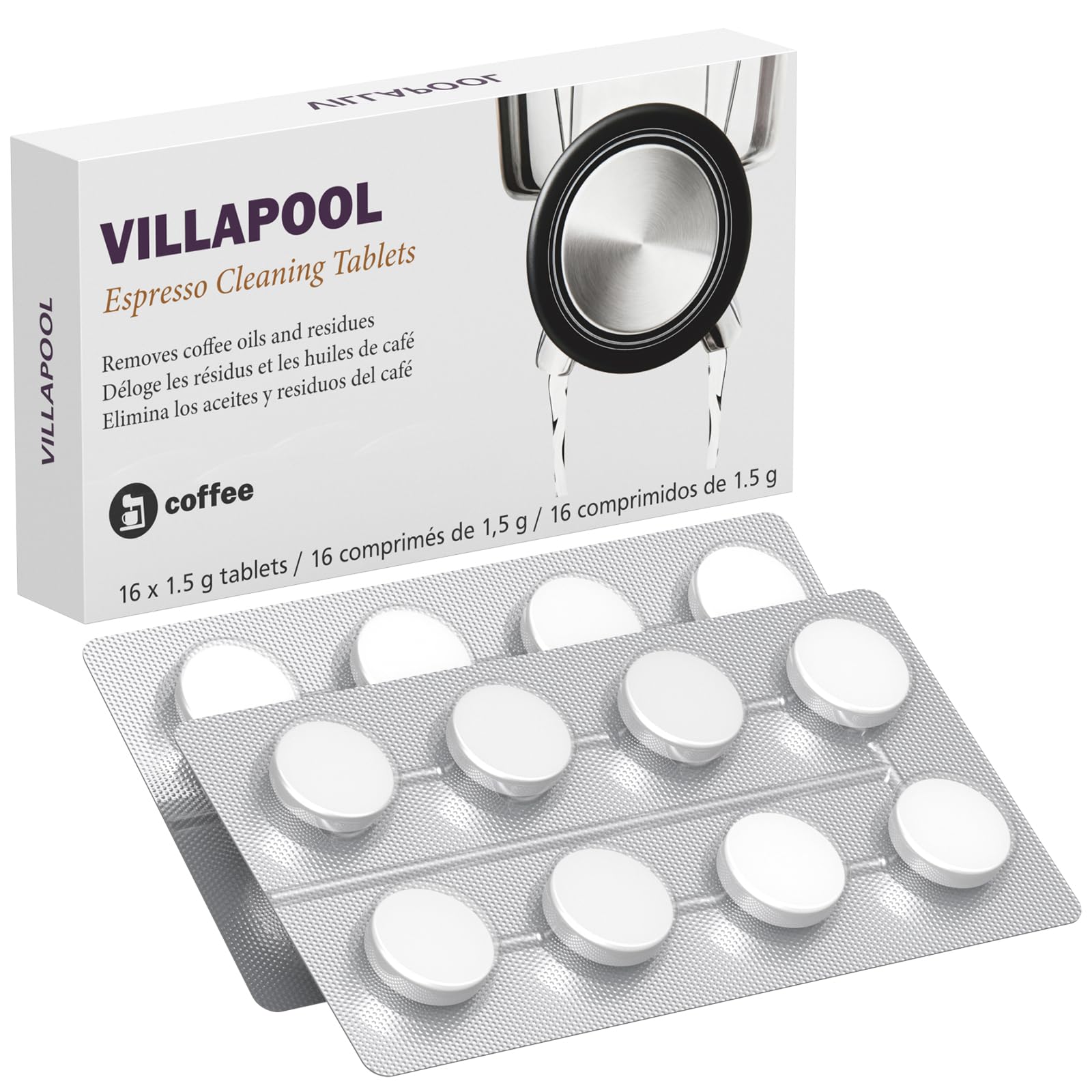VILLAPOOL cleaner supports longer life of espresso machines