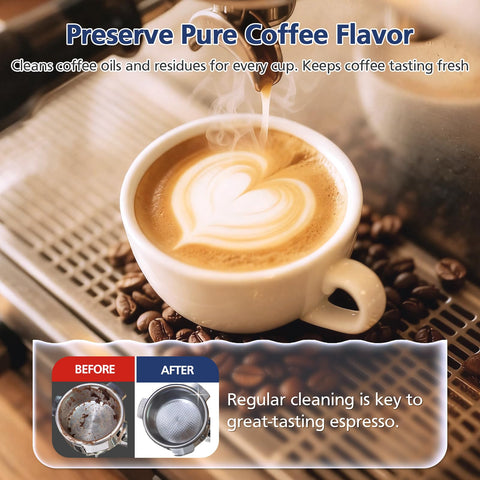 VILLAPOOL preserves coffee flavor by preventing buildup in Breville machines