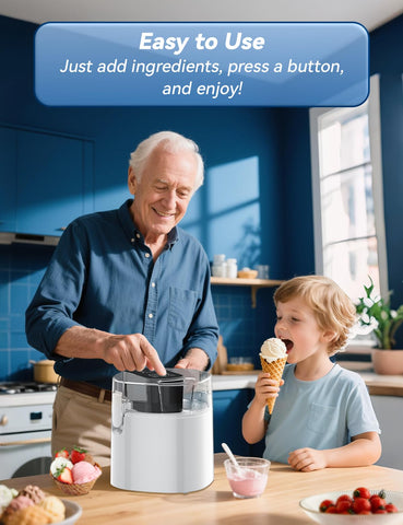 Vilupvie 1.5-qt freezer bowl ready for quick batch freezing