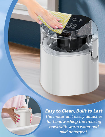 Plastic scoop included to safely serve without scratching
