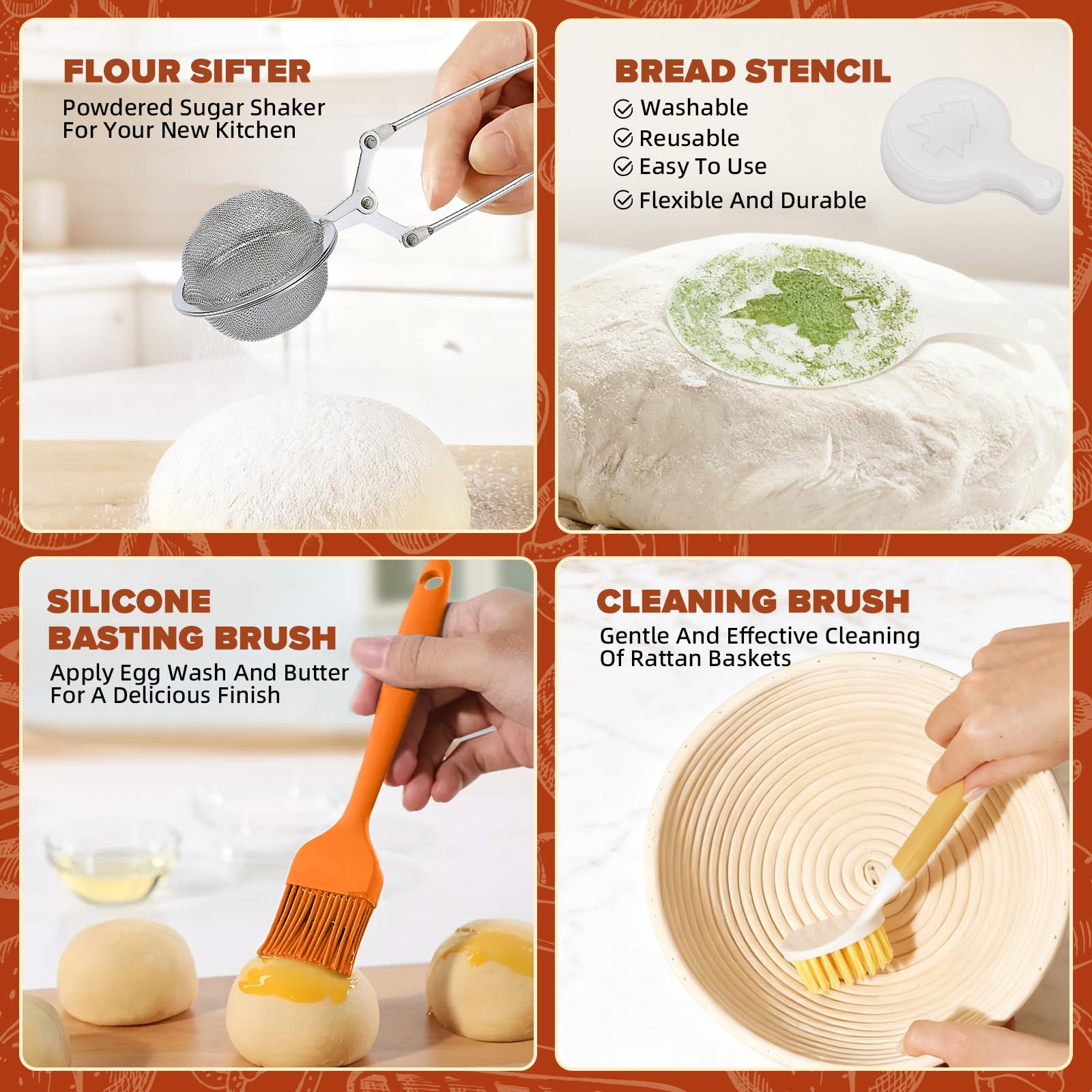 VIMERPA silicone dough sling for safe dough transfers