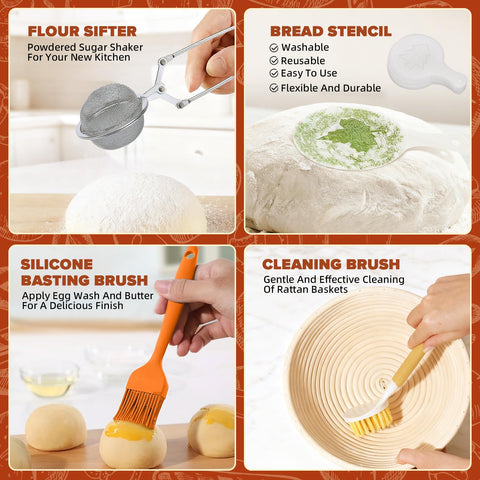 VIMERPA silicone dough sling for safe dough transfers
