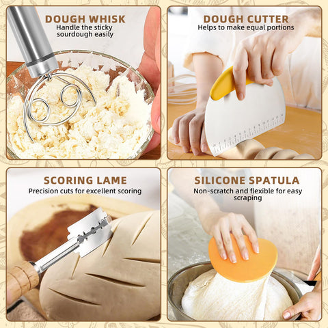 VIMERPA silicone bread sling eases dough transfer safely