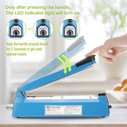 Built-in fuse supports safe operation during sealing tasks