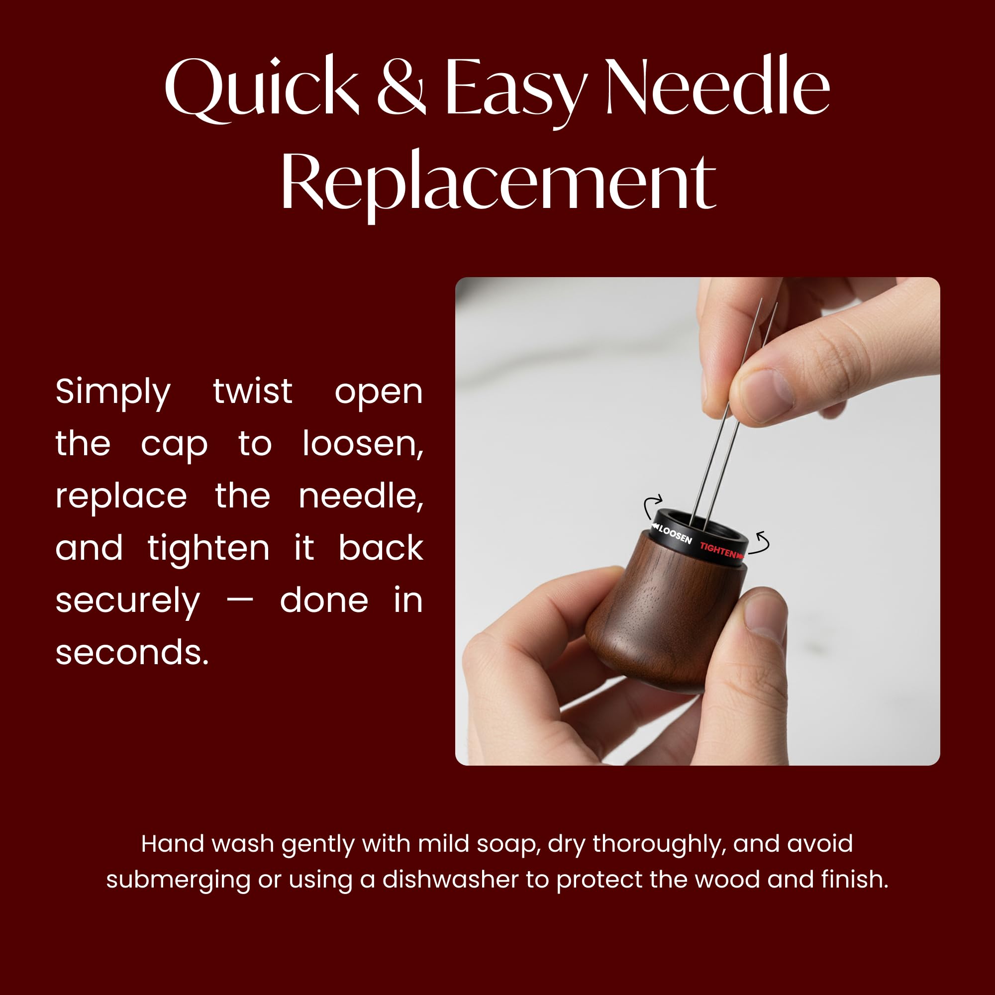 VIN FRESCO WDT replacement needles kit for long-lasting use