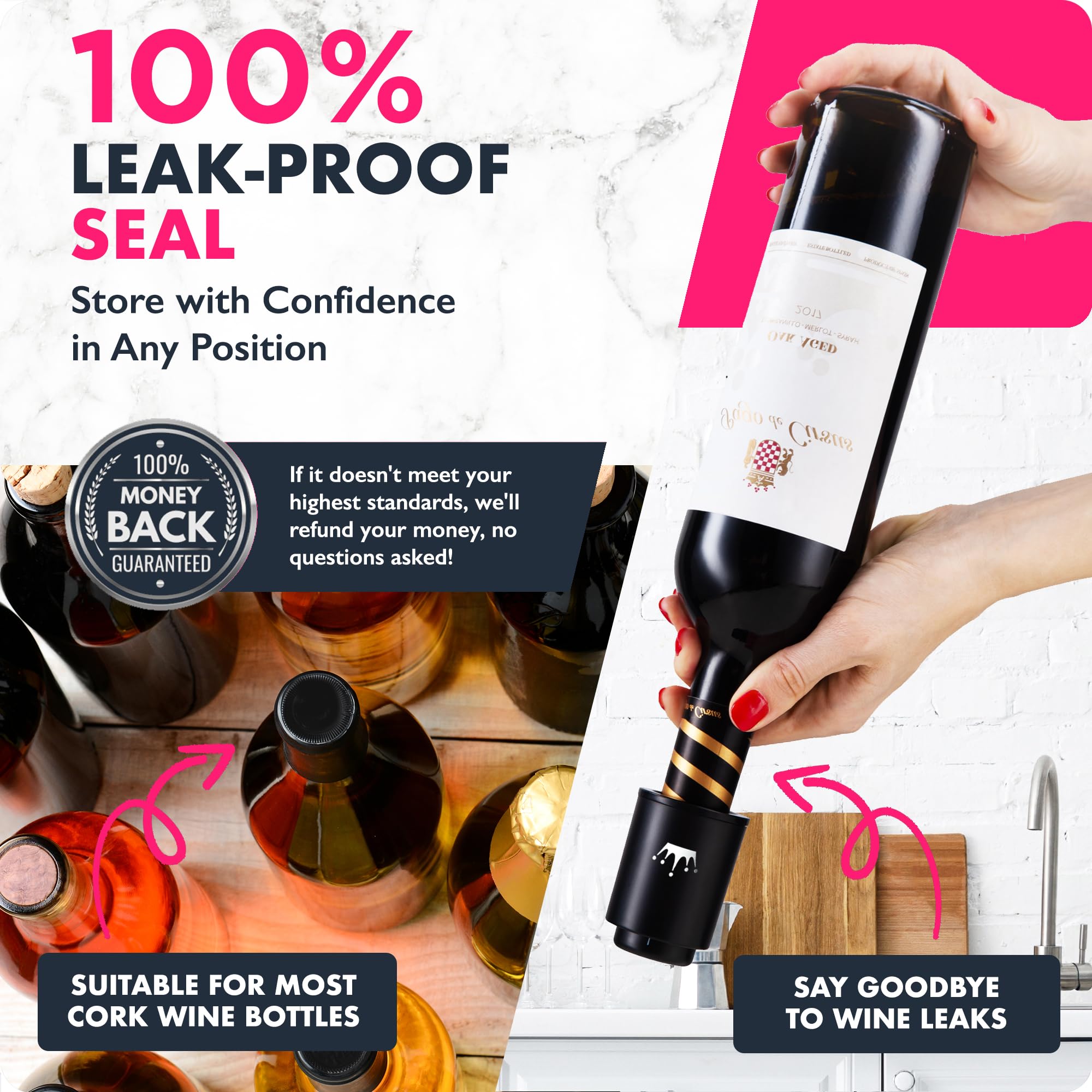 VINABON food-safe materials ensure safe wine storage