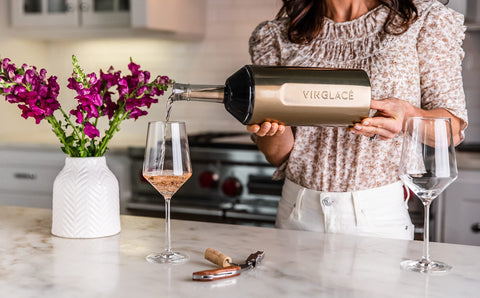 Vinglacé 750ml bottle fit shows compatibility with standard bottles