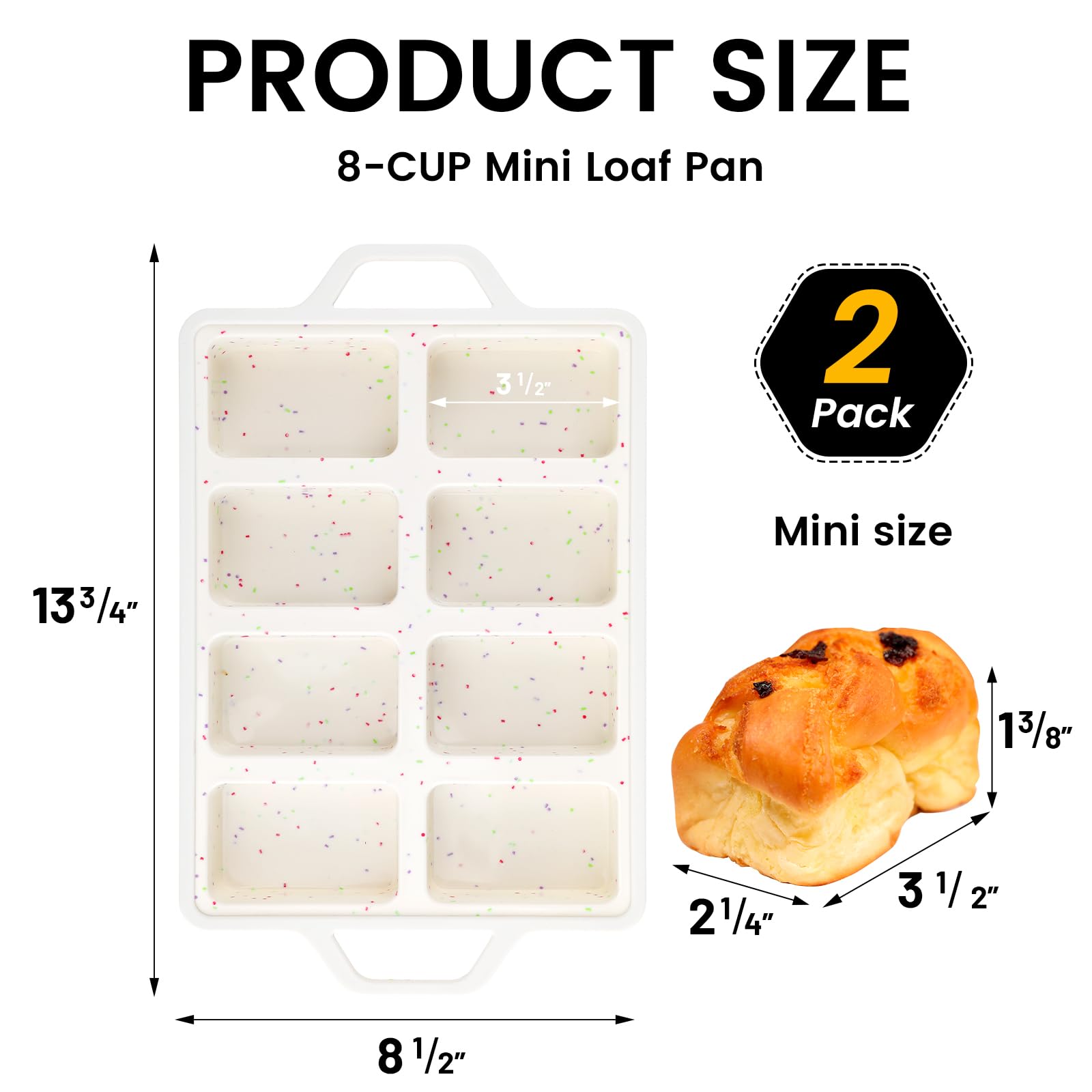 Vinino multiuse muffin-cupcake pan for muffins, cupcakes, and more