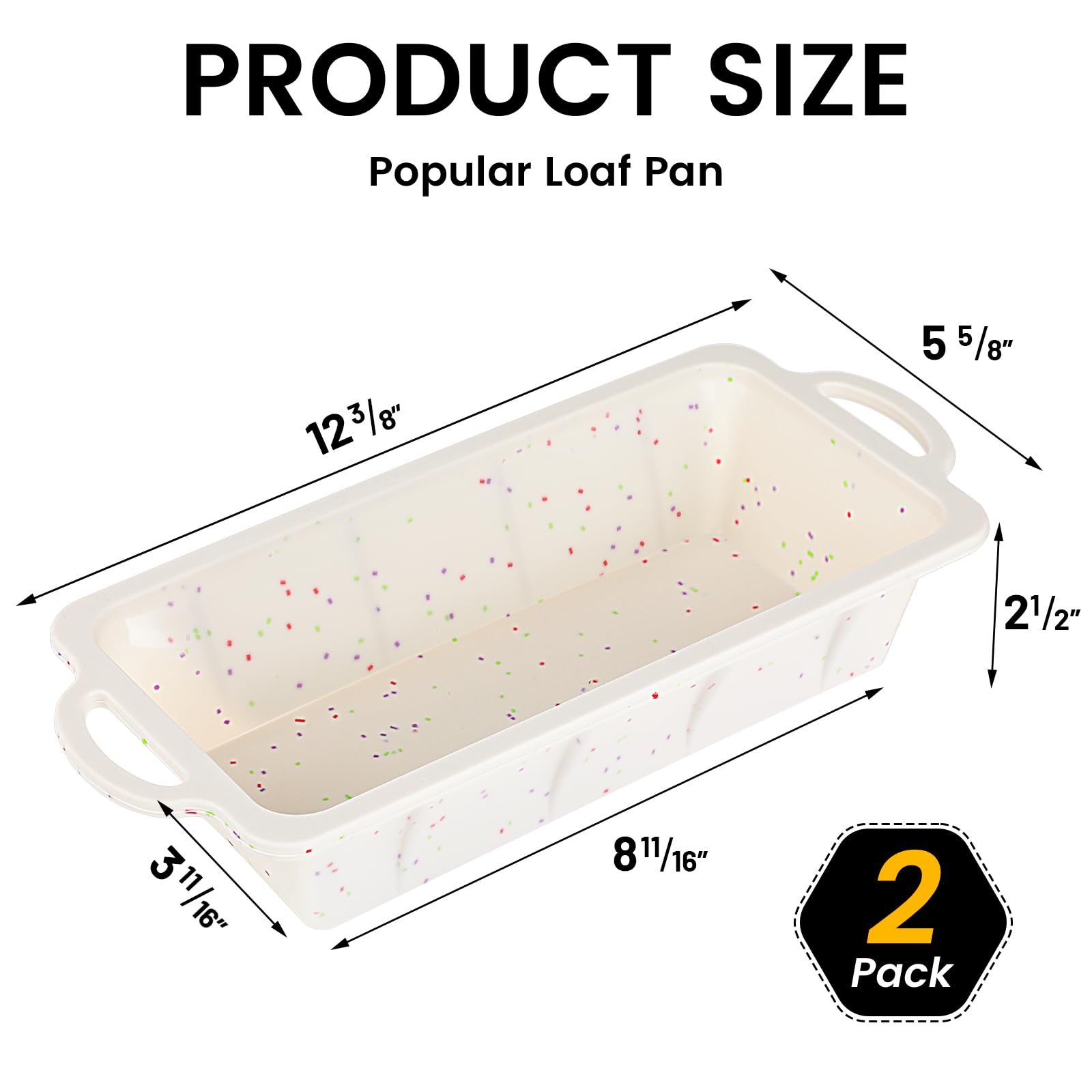 Vinino bread pan tolerates high temperatures for versatile oven and freezer use.
