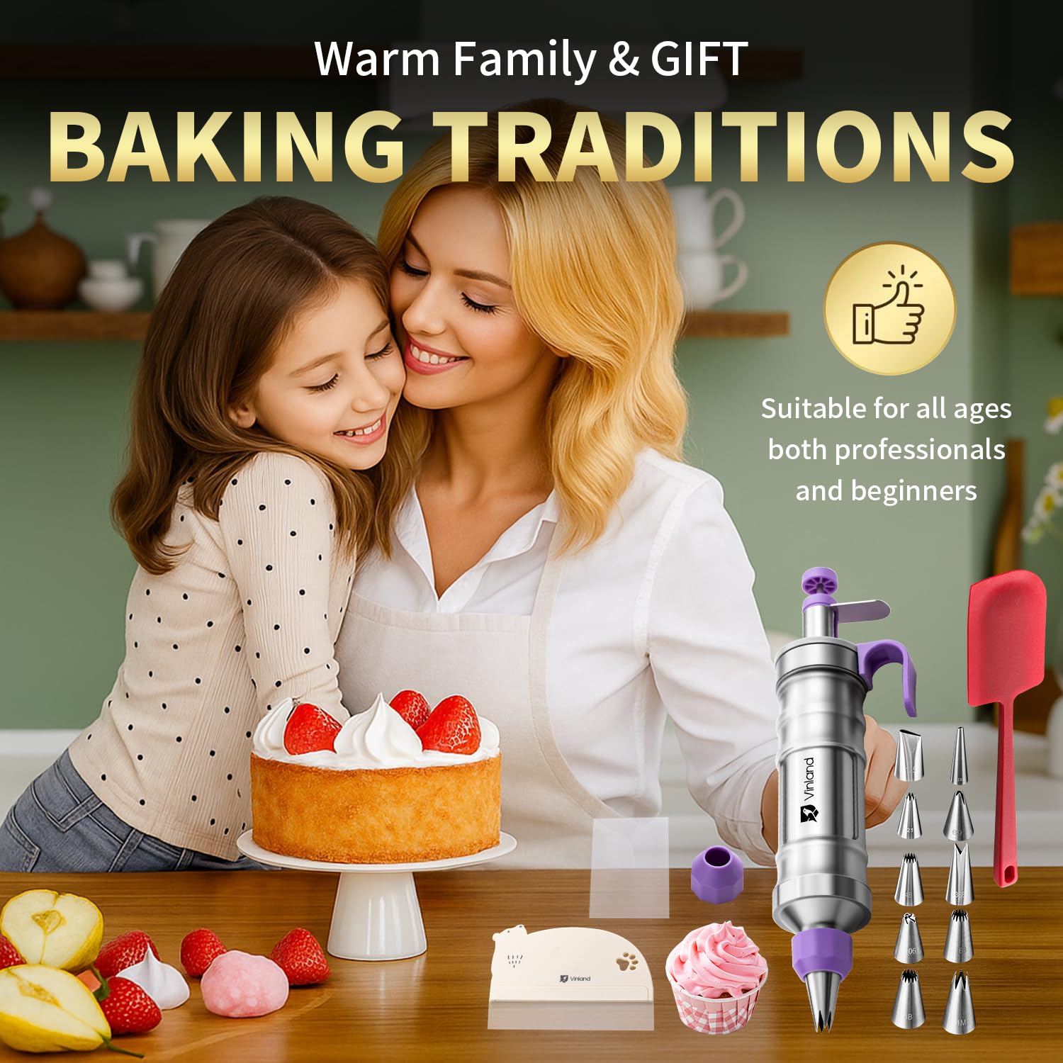 Vinland decorating kit in action invites home bakers to elevate treats