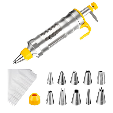 Vinland dessert decorating syringe set with frosting gun for precise, smooth icing