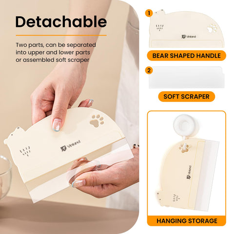 Vinland food-grade handle offers comfortable grip during decorating tasks.
