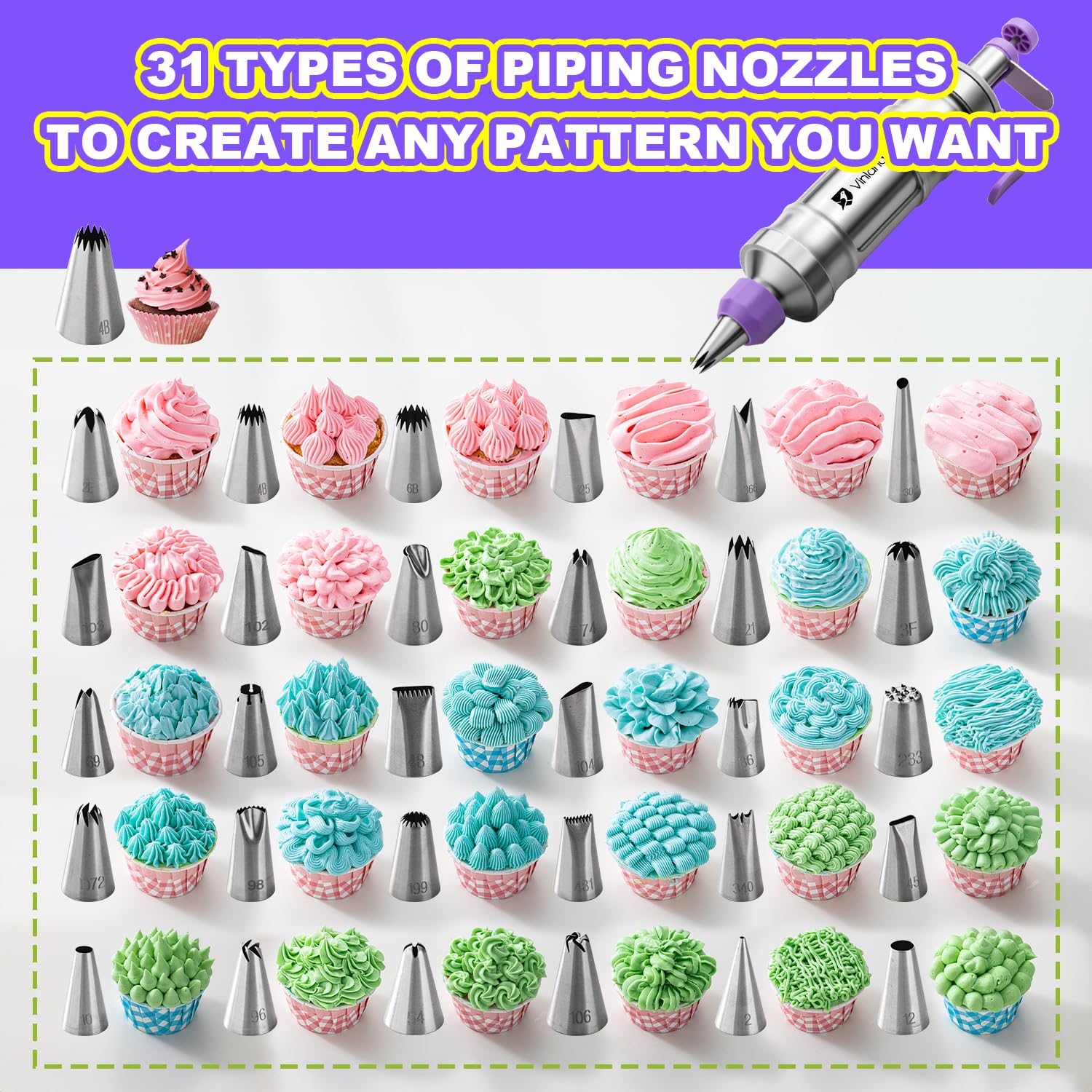 Vinland silicone spatula helps smooth icing for flawless cake finishes