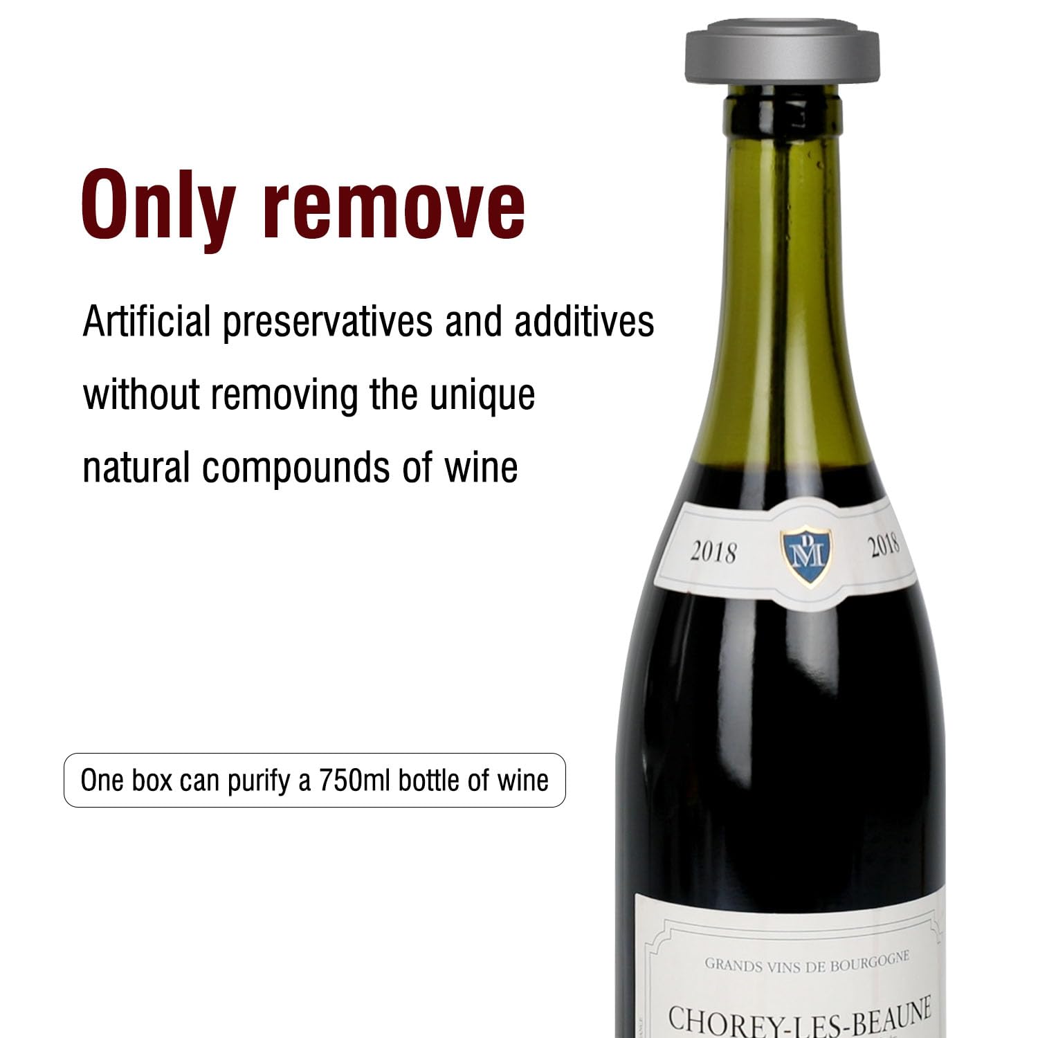 VinoFilt Histamines Remover preserves aroma and improves tasting experience