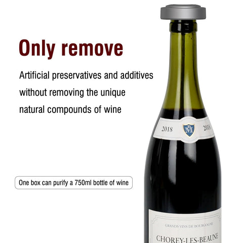 VinoFilt Histamines Remover preserves aroma and improves tasting experience