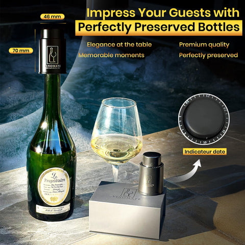 VinoMate bar setup with wine accessory for entertaining
