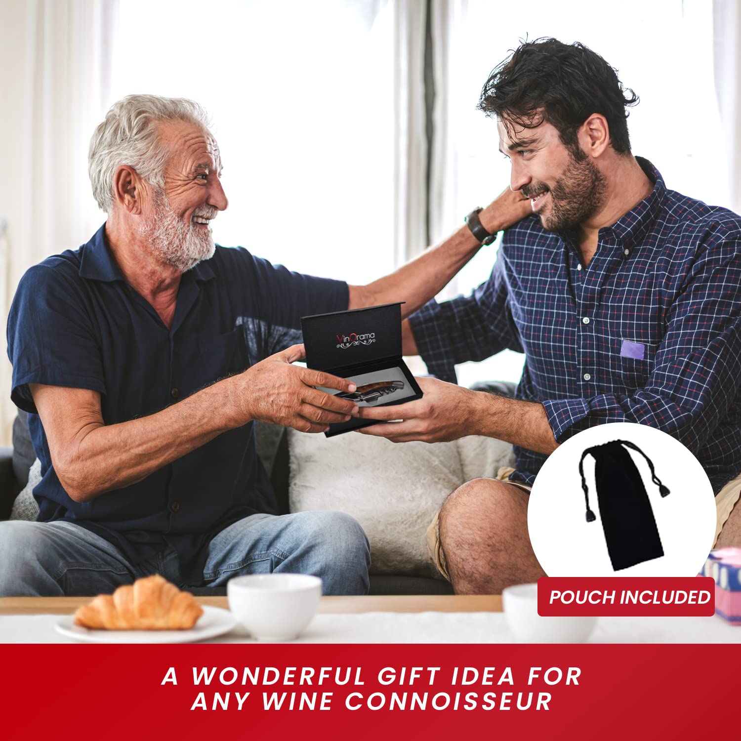 VinOrama stainless steel corkscrew built for durable, rust-free use