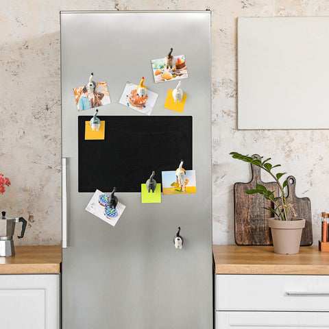 Vinsiora magnets securely hold notes and artwork on magnetic surfaces.