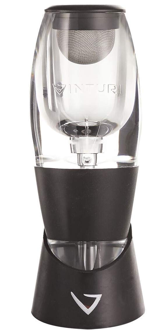Vinturi Red Wine Aerator base black packaging ready for gifting