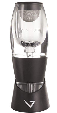 Vinturi Red Wine Aerator base black packaging ready for gifting