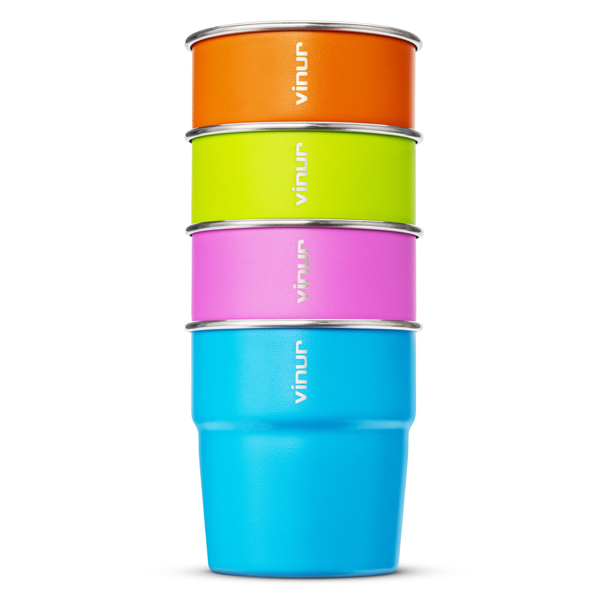 VINUR Kids sky blue 8oz cup for outdoor adventures