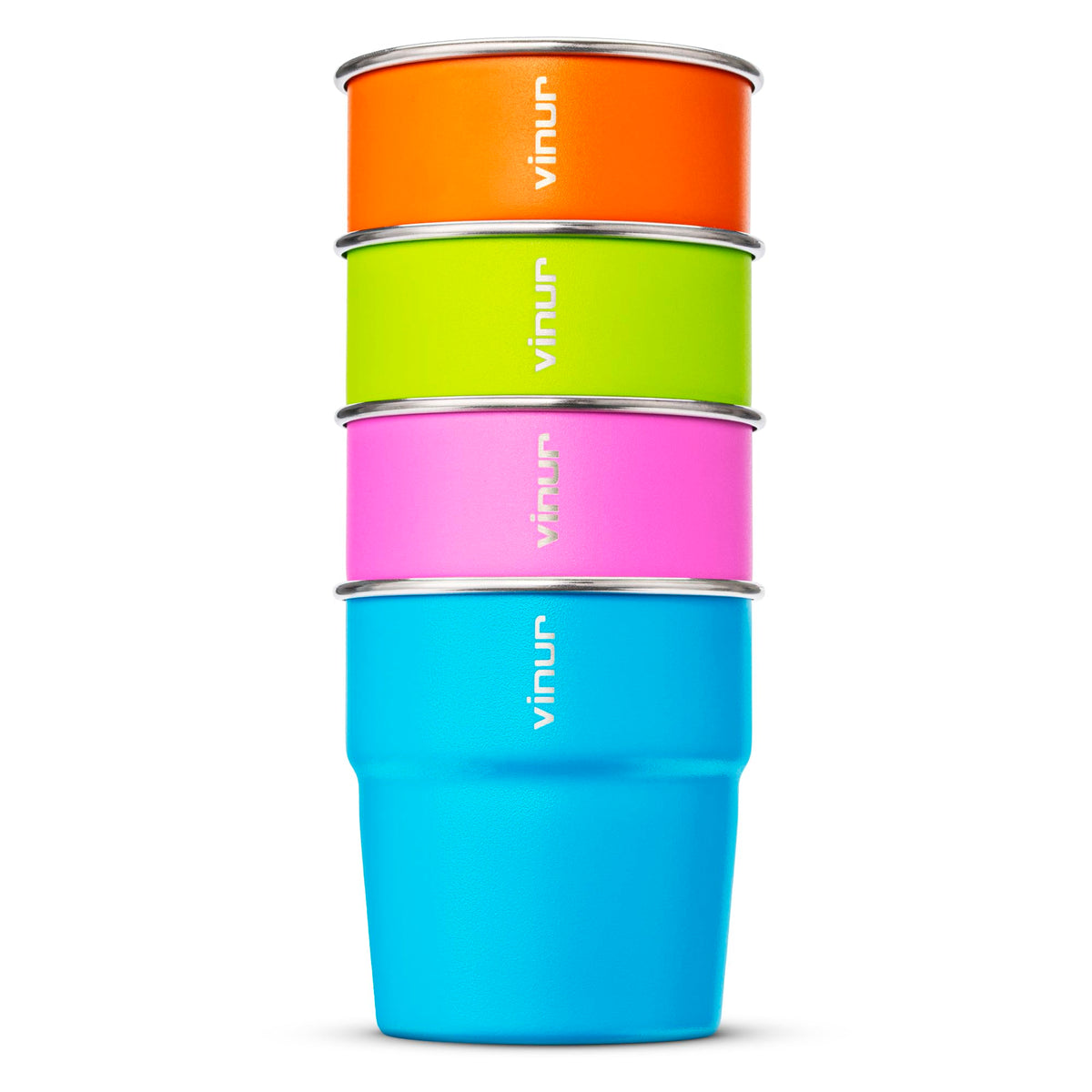 VINUR Kids sky blue 8oz cup for outdoor adventures
