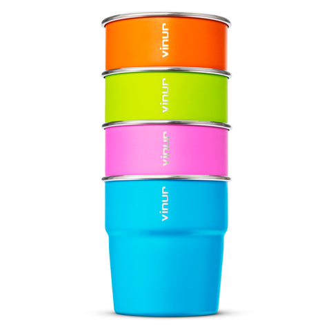 VINUR Kids sky blue 8oz cup for outdoor adventures