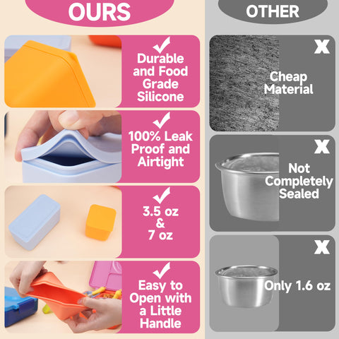 Viotiin microwave-safe dip containers heat sauces safely at work