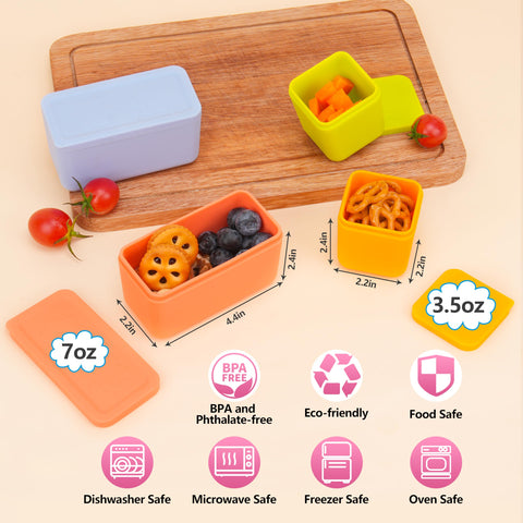 Viotiin Omibox-compatible cube dip container compact for small snack packs