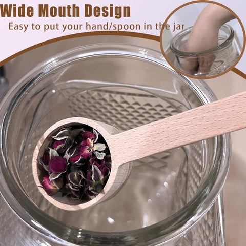 Viovian airtight bamboo lid preserves freshness