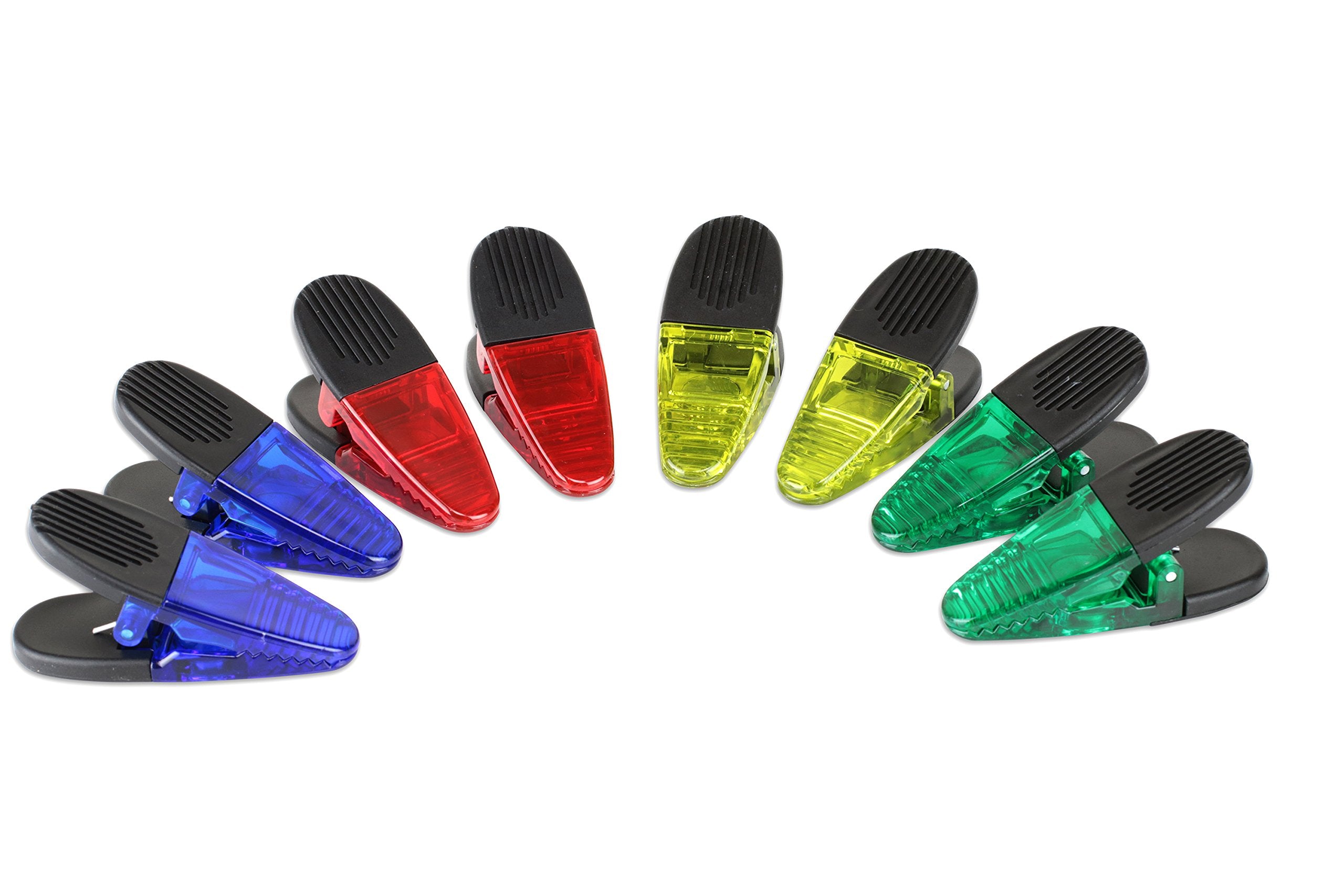VIP Home Essentials thick plastic clip with neodymium magnet grips papers securely.