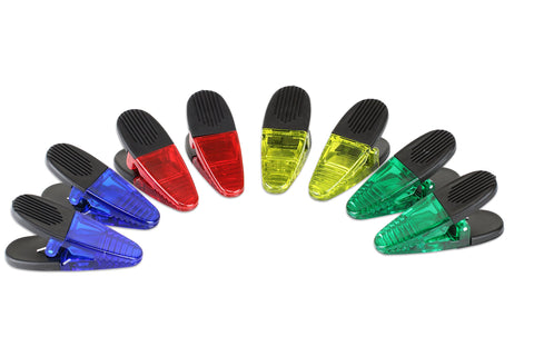 VIP Home Essentials thick plastic clip with neodymium magnet grips papers securely.
