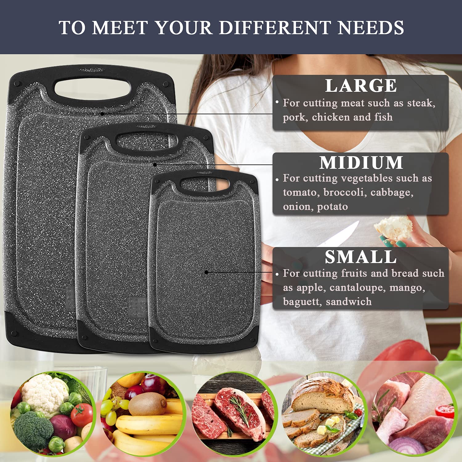 Viretang cutting-board dishwasher-safe for quick cleanup after meals