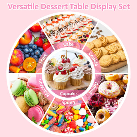Viscoo cake server and fruit forks for effortless serving