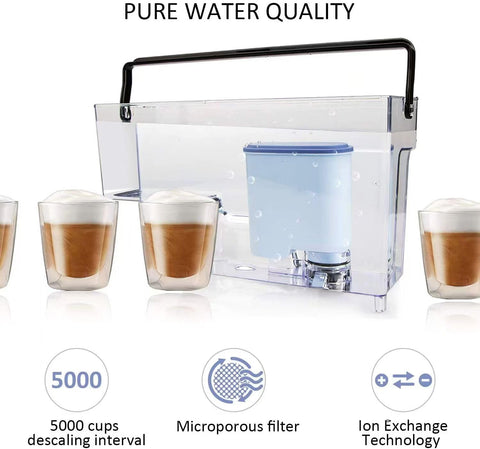Viskeysta descaling liquid bottles for Philips coffee makers ease mineral buildup removal.