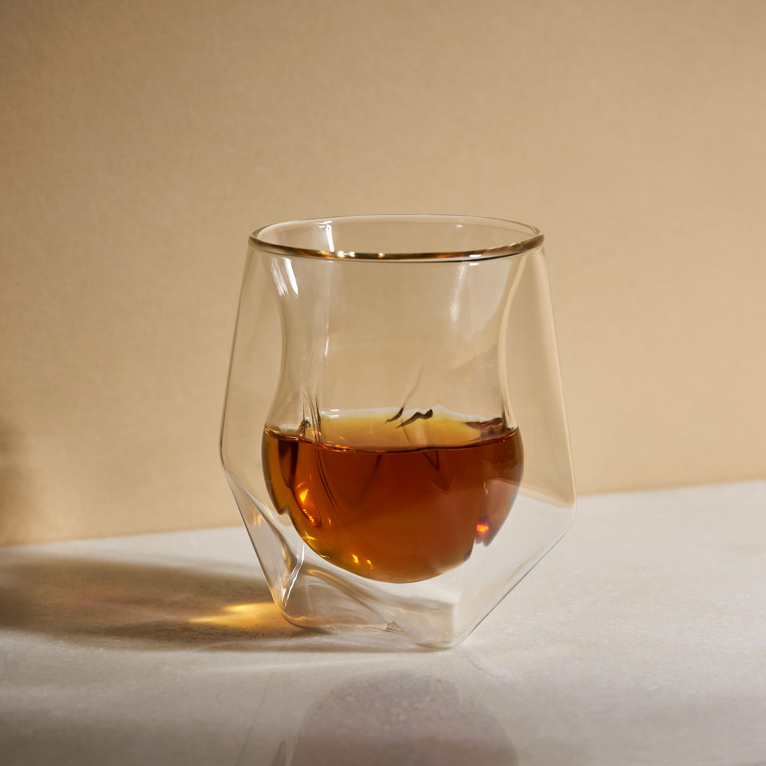 Viski aerating whiskey tumbler set of two for shared tastings