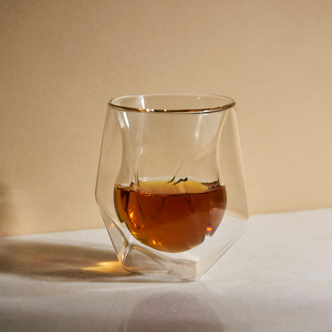 Viski aerating whiskey tumbler set of two for shared tastings