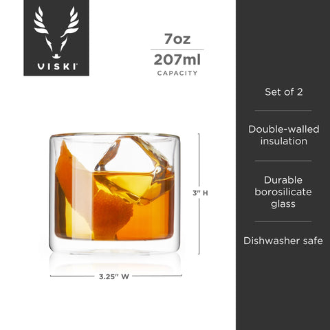 Viski borosilicate glasses are dishwasher safe and durable for daily use.