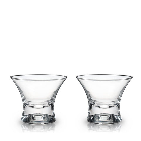 Viski glass with flared rim to enhance aroma and sipping.